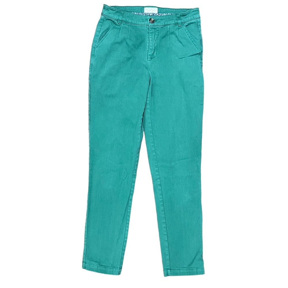 Modcloth Women’s Green Pleated Chino Pants Size Small